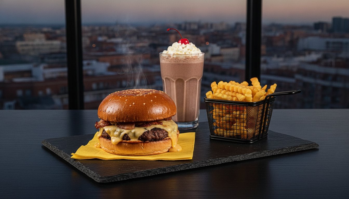 Hamburguesas a domicilio en Palomeras Sureste: Sabor Halal 100% en tu puerta